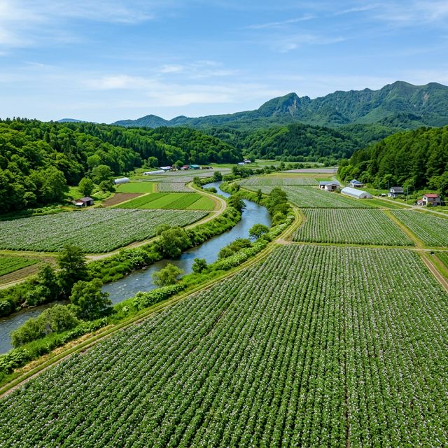 厚沢部町の風景
