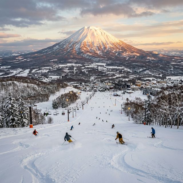 倶知安町の風景