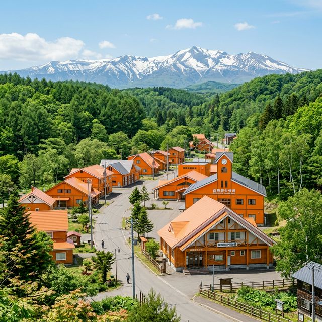 西興部村の風景
