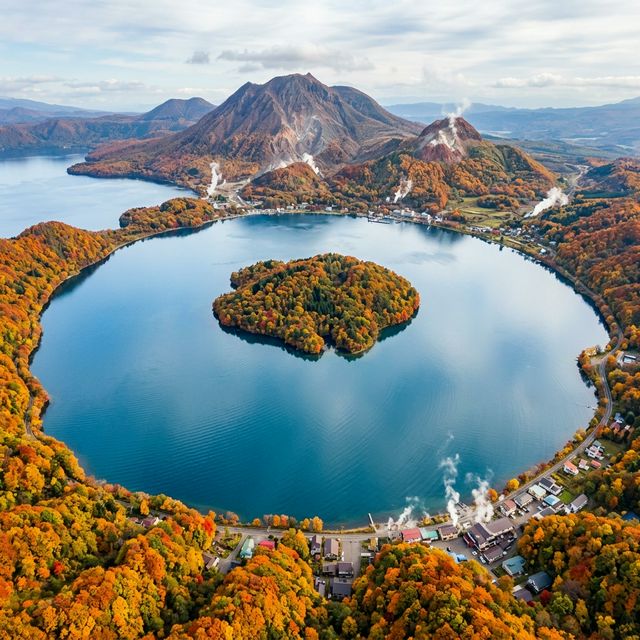 洞爺湖町の風景